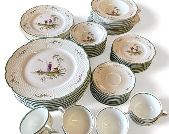 RAYNAUD LIMOGES SI KIANG / LONG JIANG LARGE FLAT CAKE