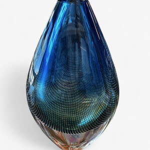 Sven Palmquist Orrefors Kraka Vase  Swedish Crystal