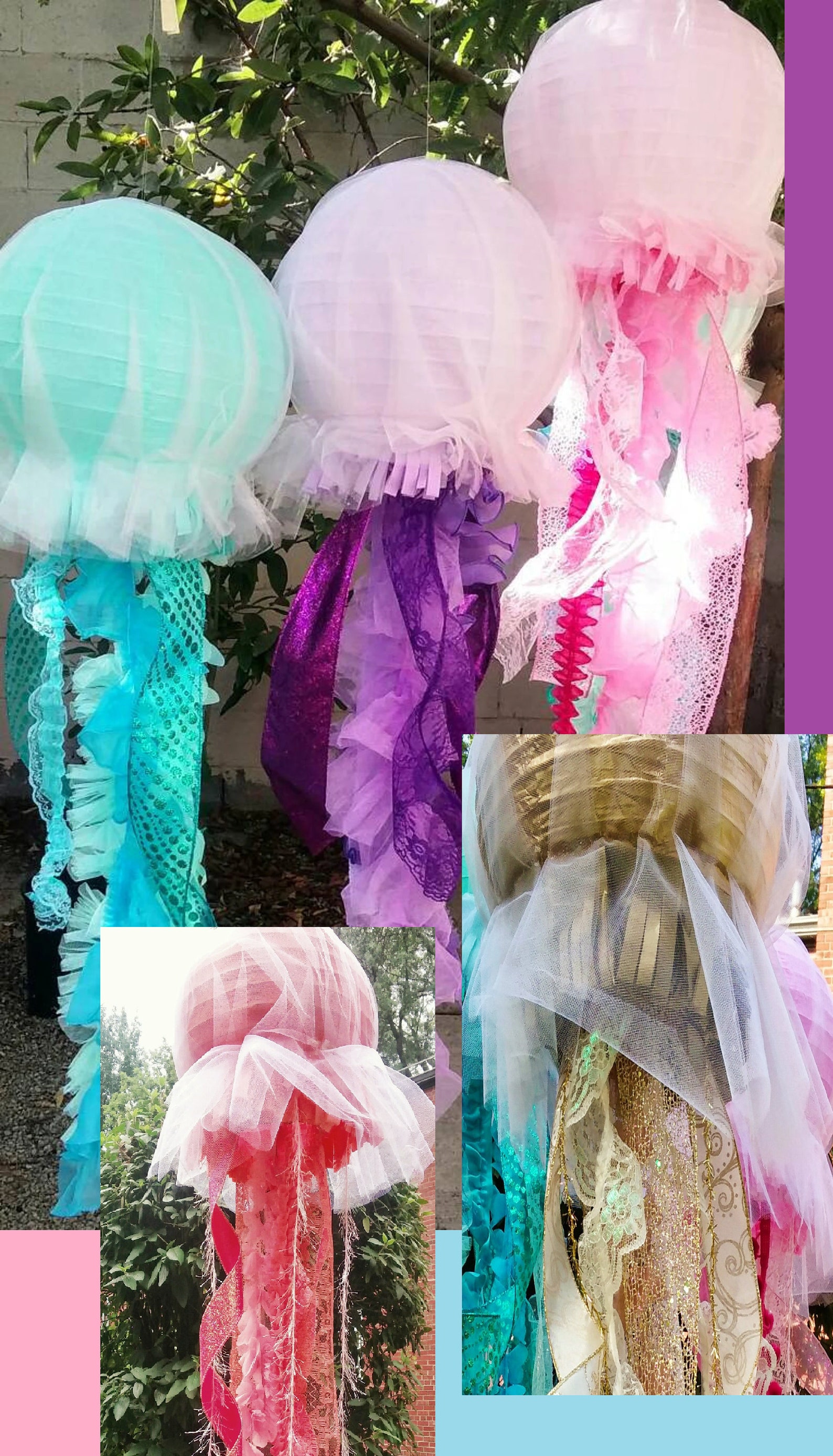 Giant Jellyfish Lantern 16 LARGE Under the Sea Party Etsy Canada