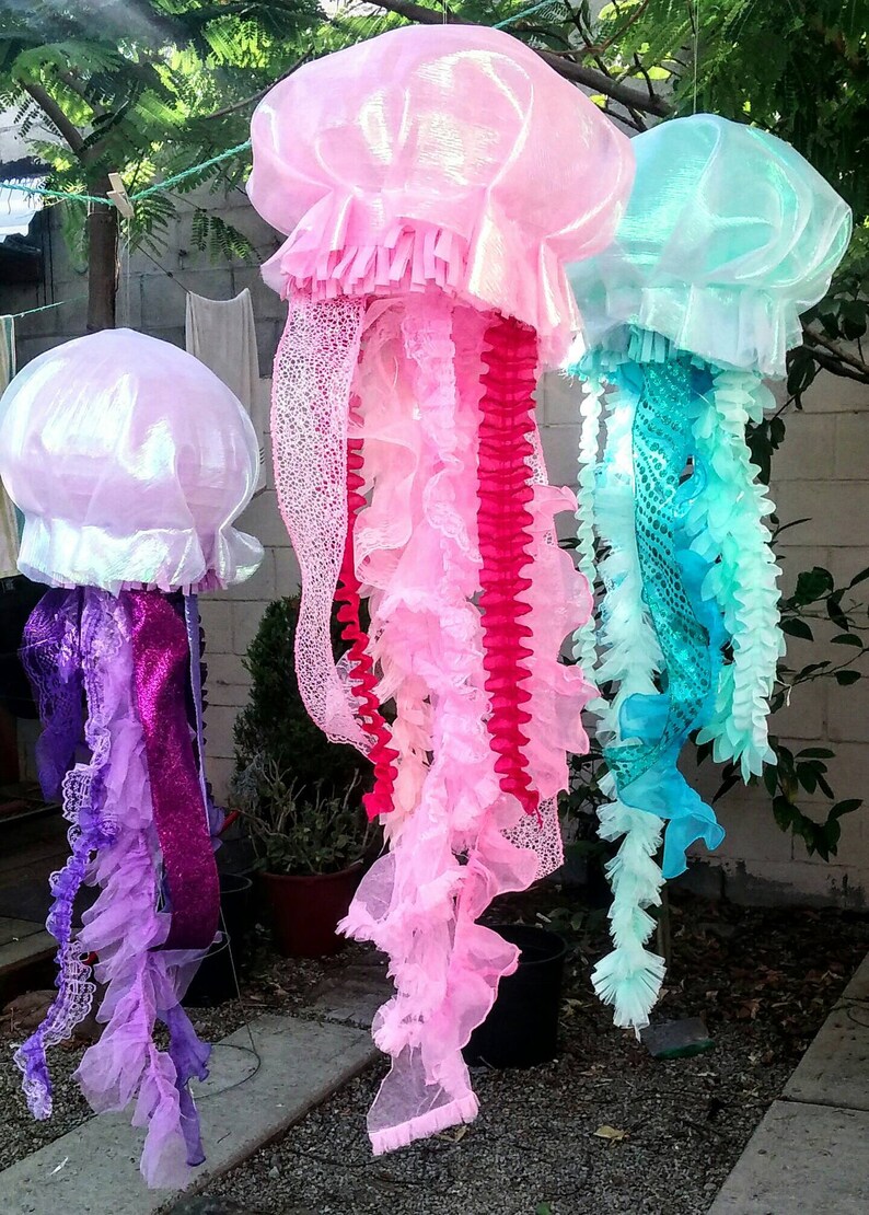 Jellyfish Lantern LIGHT UP Jellyfish for Under the Sea Party Etsy