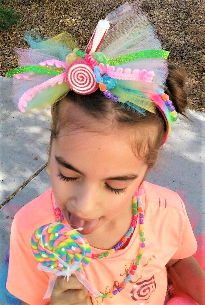 Christmas Candy Headband, Candy Birthday Outfit, Ice Cream Bow, Candy  Party, Lollipop Hair Bow, Ice Cream Bow, Pink Bow, Girls Hair Bow 