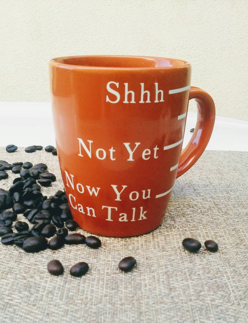 Coffee lovers gift set boxed Funny mug, Quality coffee, Desk print canvas & stand, Coffee Bean, Boss Gift, unisex gift for him for co-worker image 4