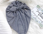 Stripe Baby and Toddler Topknot Turban