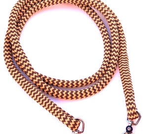 Spliced 1/2 inch polyester Rope Reins