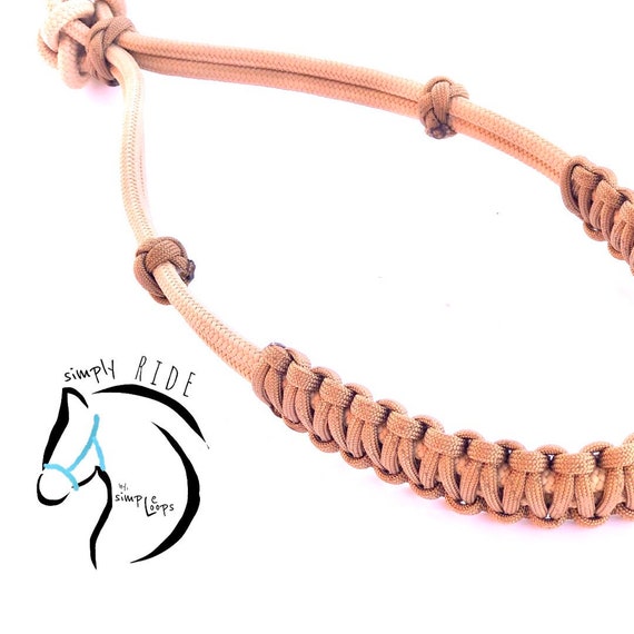 Bosal D'entraînement Double Corde En Nylon Avec Tête Simple Sangle - Léger