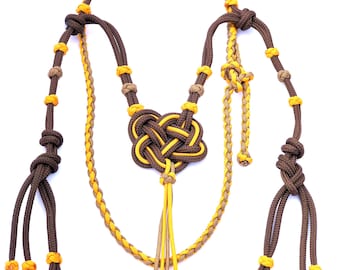 Celtic Knot Rope Headstall Bridle