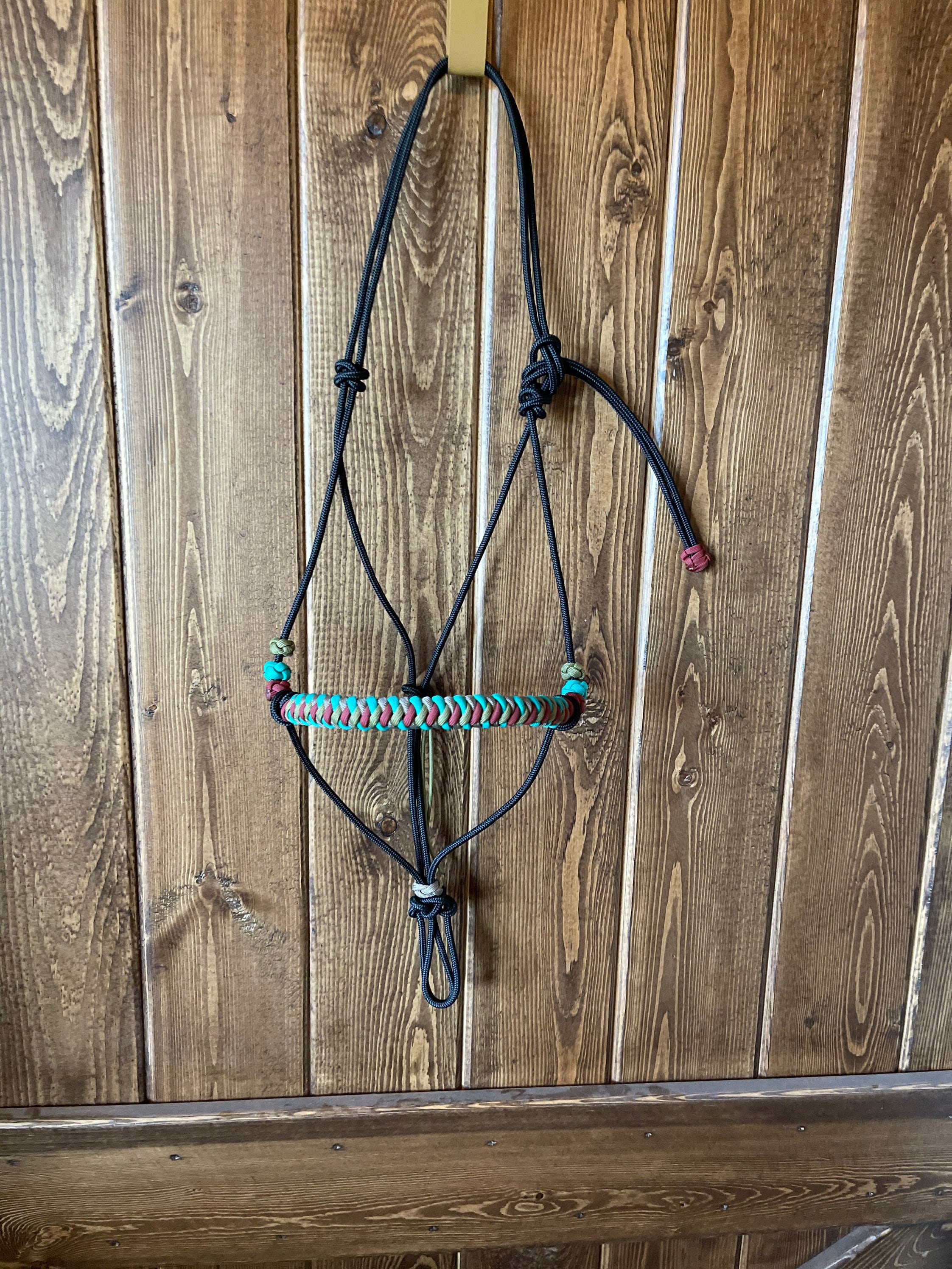 Thin Stiff Rope Halterround Braided Overlay Horse Training Etsy