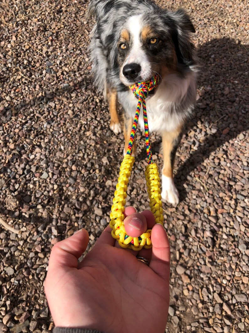 Knotted Rope Toss n Tug Dog Toy Large Monkey Fist image 6