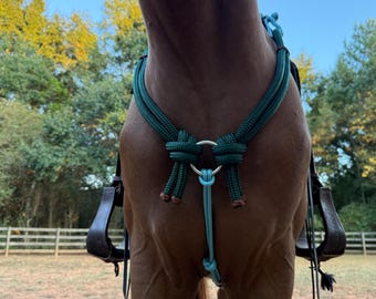 Custom Adjustable Rope Pulling Breast Collar | Custom Horse Breast Collar | Yacht Rope Pulling Collar | Handmade Western Tack |