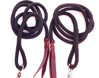 Spliced Yacht Rope Split Horse Riding Reins
