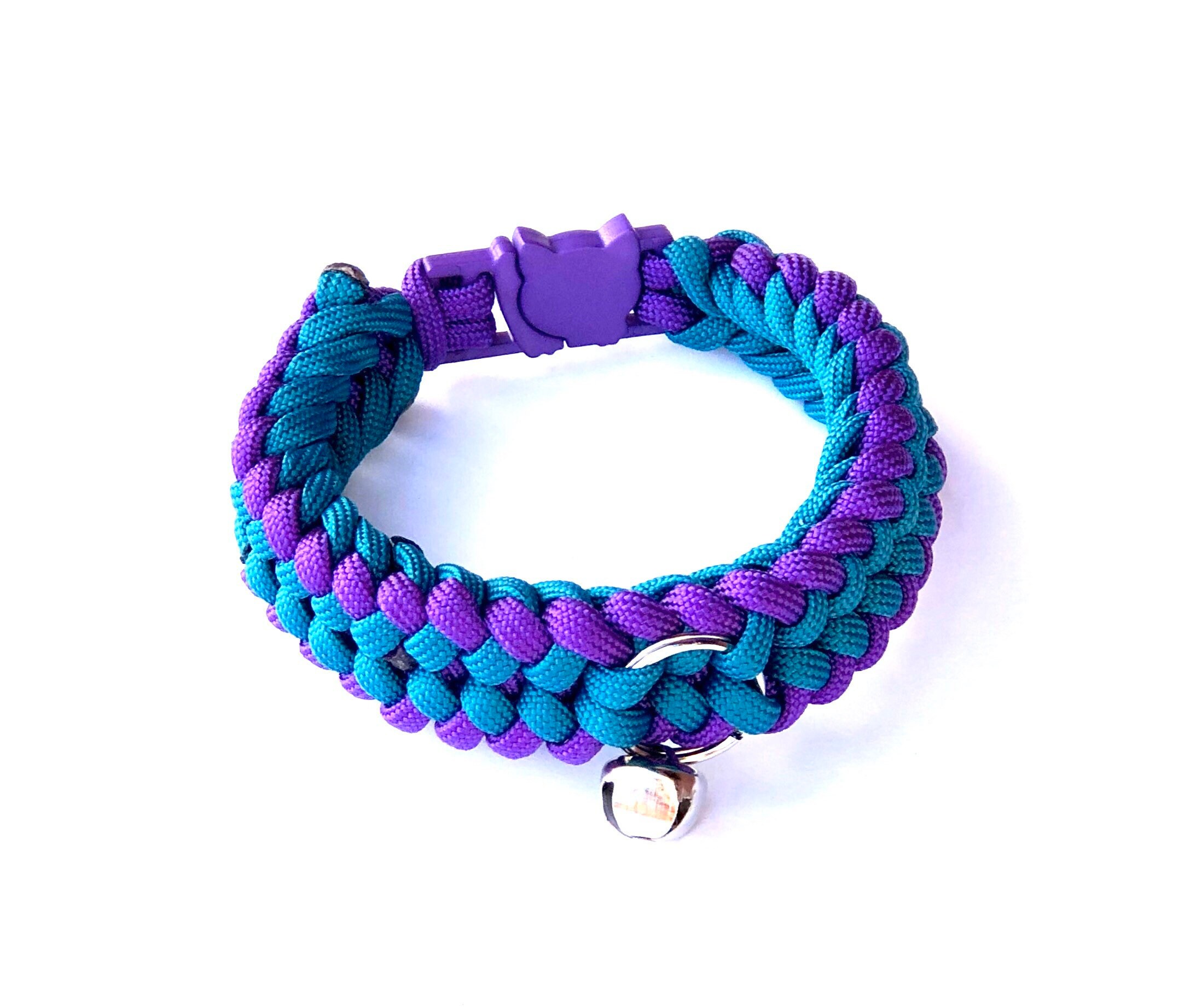 Braided Paracord Cat Collar Etsy