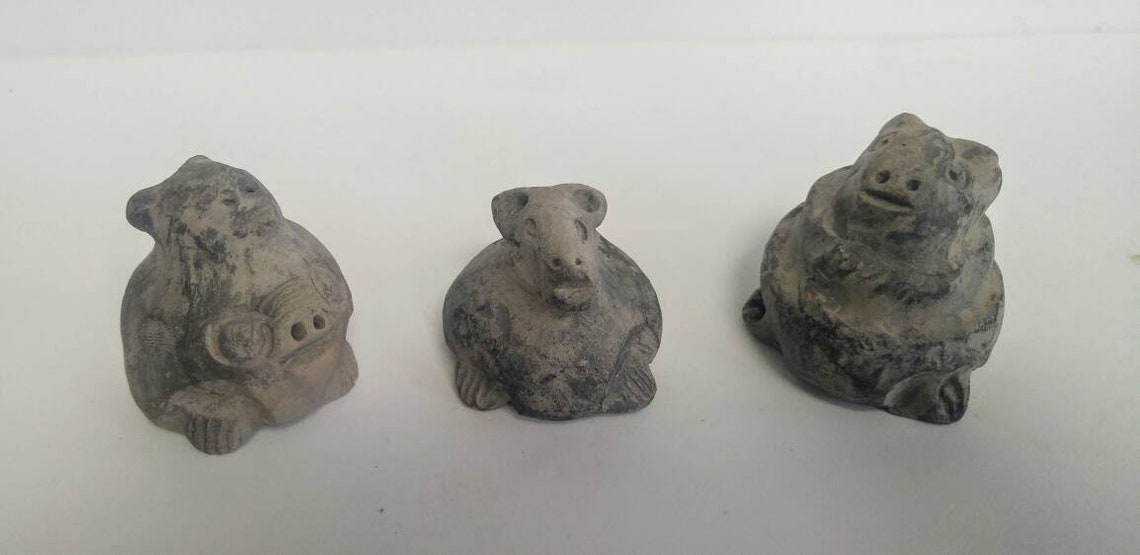 Three ancient Chinese animal figurines Song dynasty or earlier Etsy