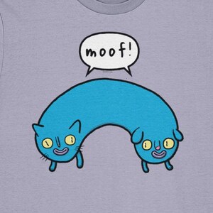 BLUE MOOF - Organic Cotton T-shirt / 8 Colour choice dog cat shirt