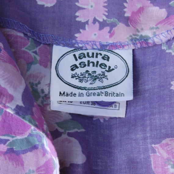Fabulous Laura Ashley cottage core silk tea Dress Uk8 Brown Botanical A Line BT001 main image 1