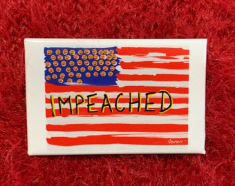 Impeachment Button Pin