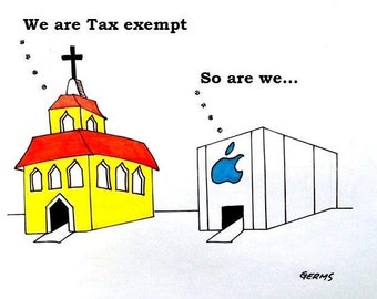 We are tax exempt...