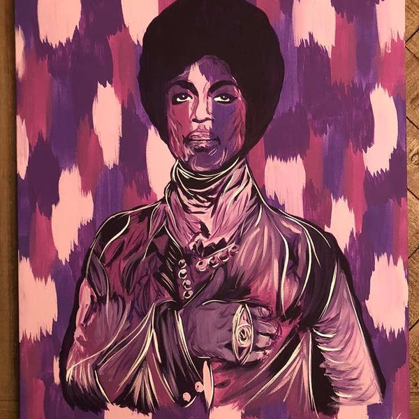 Prince Canvas Painting / Prince Wall Decor / Prince Art / Prince living room decor / prince man cave art