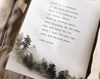 Lord Byron Quote Etsy Lord Byron Quote Etsy