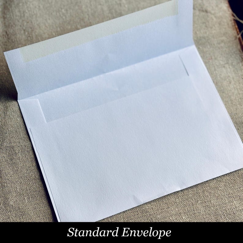 Pu&ograve; includere: Una busta bianca standard con una finestra trasparente sul davanti.