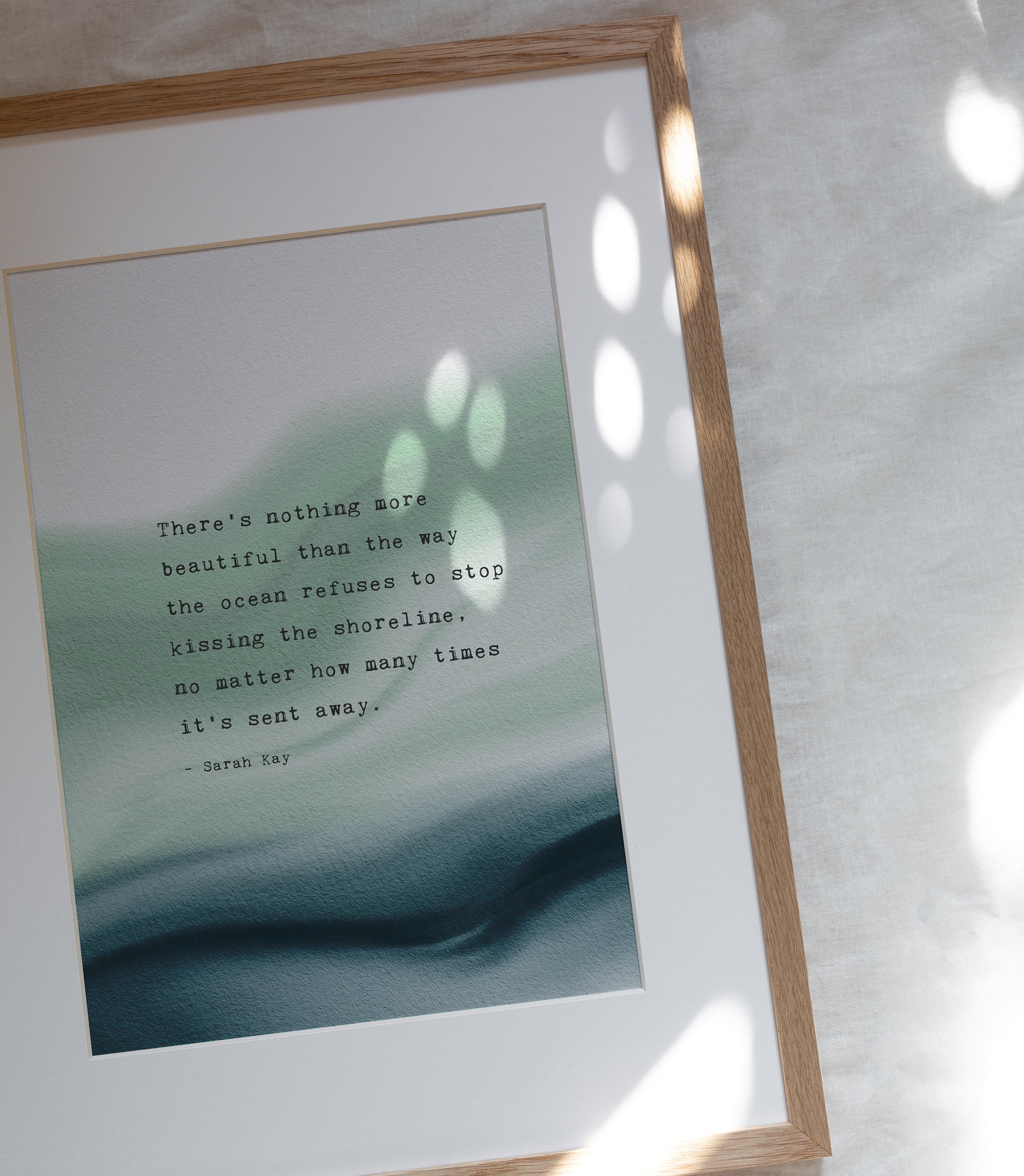Ocean Quote Print: Sarah Kay Poetry, Watercolor Art - Etsy, image size:2612x3000