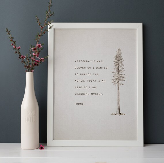 Rumi Citation Hier Jai Ete Intelligent Rumi Poesie Etsy Canada Rumi Citation Hier Jai Ete Intelligent Rumi Poesie Etsy Canada