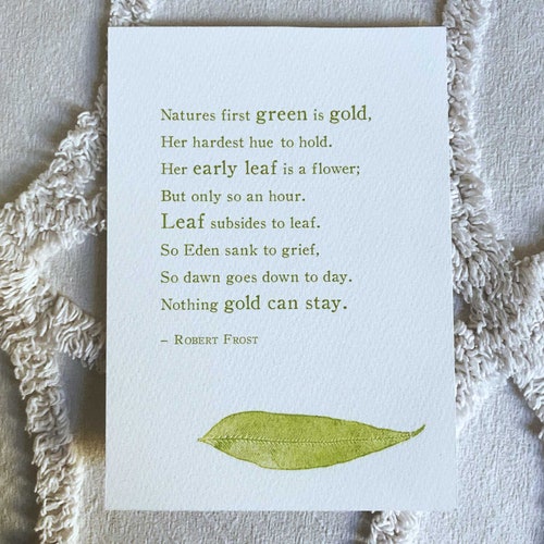 robert frost and nature