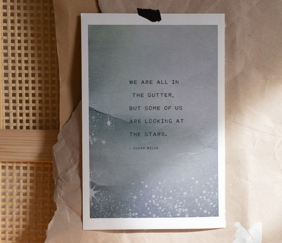 Gutter Stars Oscar Wilde Gutter Quotes