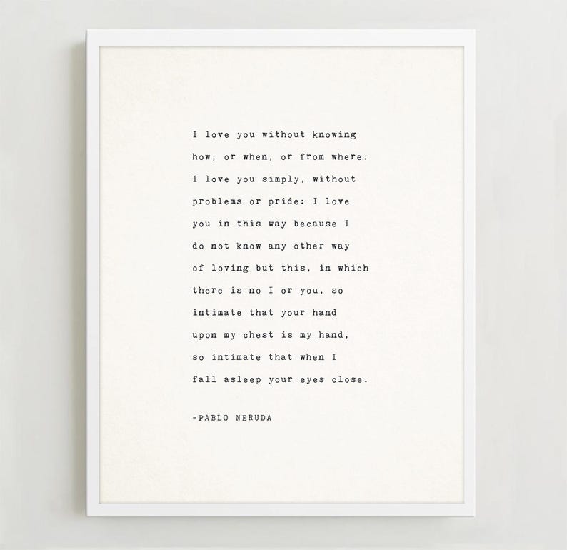 pablo neruda love poems