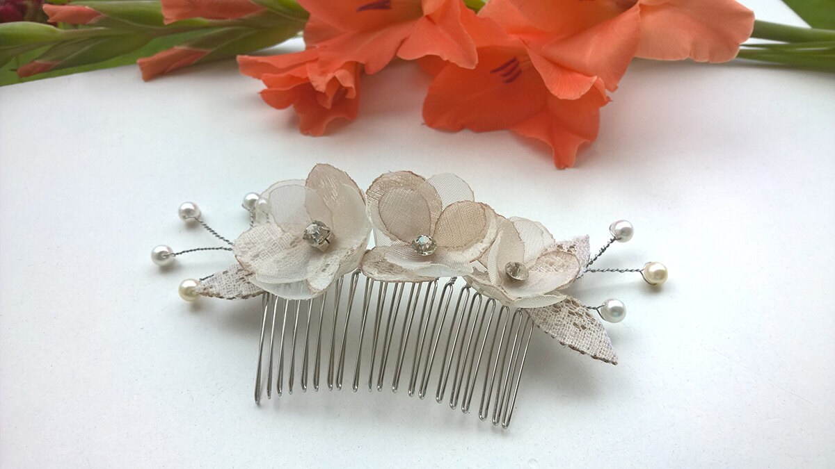 Fascia Per Capelli Con Cristallo Austriaco - Con Fiore, Per Matrimoni E Occasioni Speciali