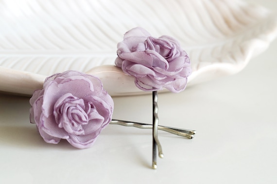 purple flower accessories