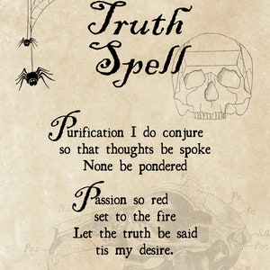Potions & Spells Pages, Printable Book of Shadows, Witchcraft Magic - Etsy