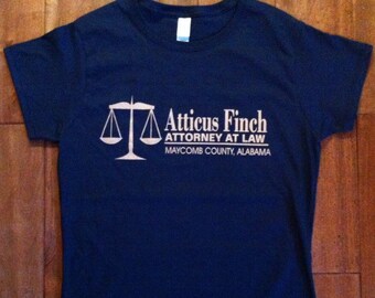 Atticus Finch Attorney at Law T-Shirt - TKaM Gift English Teacher Classic American Literature Men Women