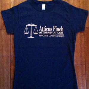 Atticus Finch Attorney at Law T-Shirt TKaM Gift English Teacher Classic American Literature Men Women image 1