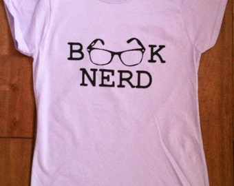 BOOK NERD T-Shirt - English Teacher Clothing Librarian Author Writer Reading Bookworm Literature Tee Book Lover Geek Gift Men Women Kids