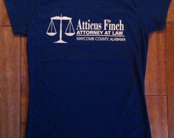Atticus Finch Attorney at Law T-Shirt - TKaM Gift English Teacher Classic American Literature Men Women
