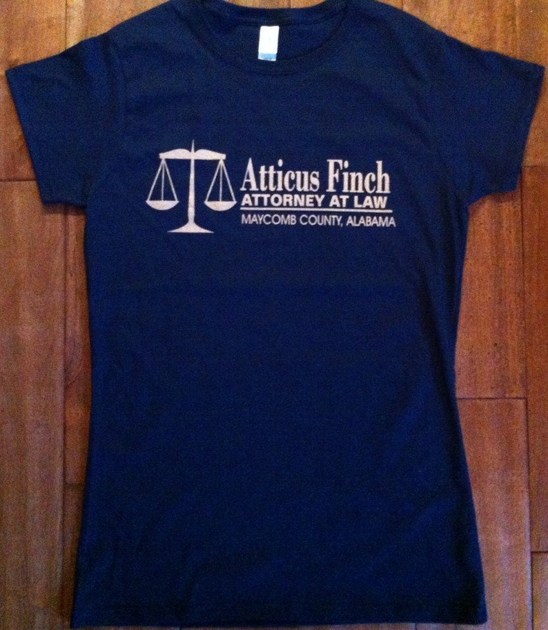 Atticus Finch Attorney at Law T-Shirt TKaM Gift English Teacher Classic American Literature Men Women image 1