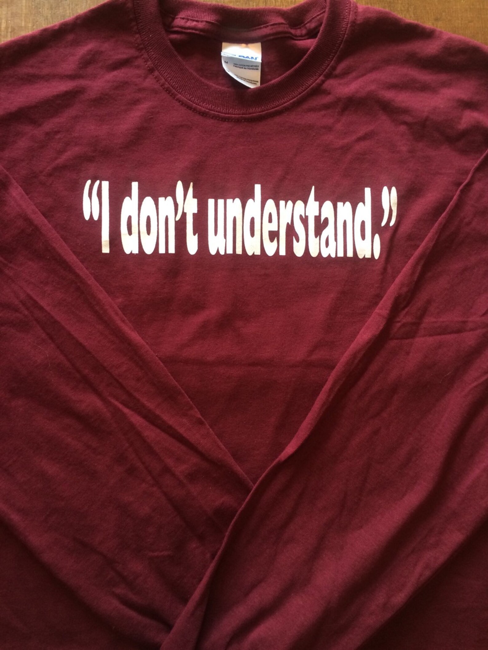 Sherlock Inspired i Don't Understand and Etsy
