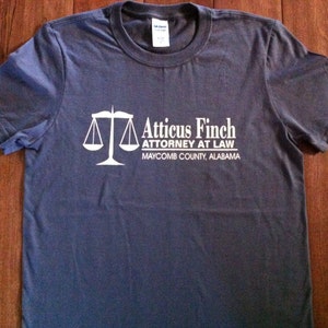 Atticus Finch Attorney at Law T-Shirt TKaM Gift English Teacher Classic American Literature Men Women image 2