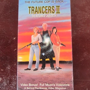 Trancers II (The Return of Jack Deth) vintage 90&#39;s vhs action/sci-fi movie for sale