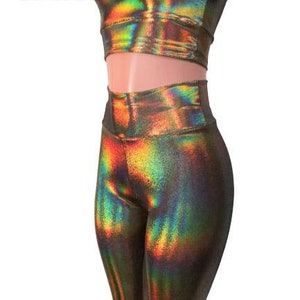 16 Sheer Colors Sheer High Waist Leggings-rave Leggings-festival