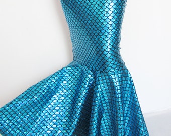 17 Colors! Mermaid skirt ,Dragon scales Fish Scale spandex Stretch Party  skirt Zanza Designs Clothing Festival EDC EDM Mermaid vibes