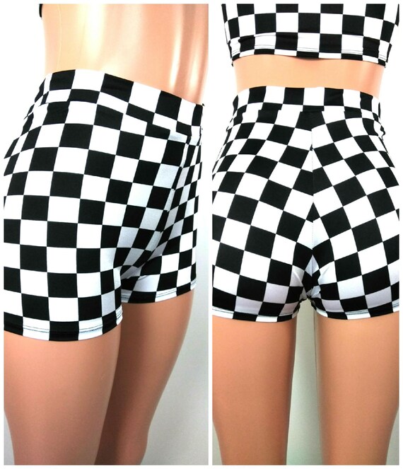 high waisted white booty shorts