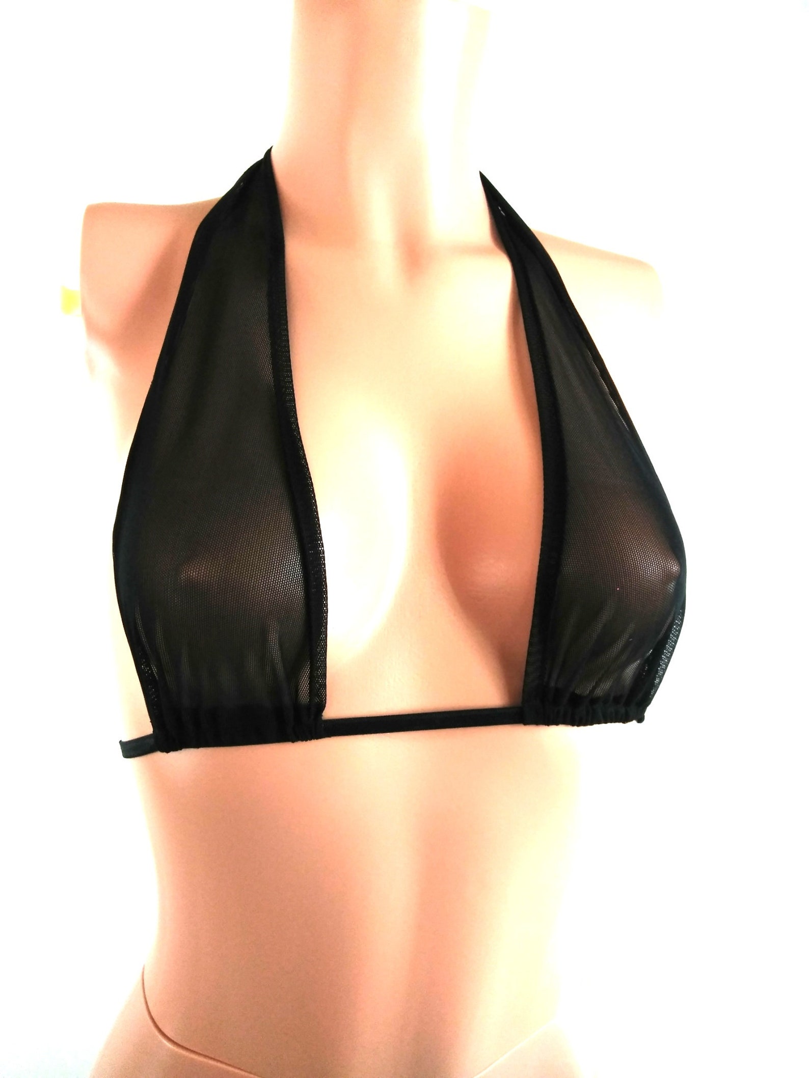 14 Colors Sheer Crop Top Halter Dance Top Festival Rave Yoga - Etsy