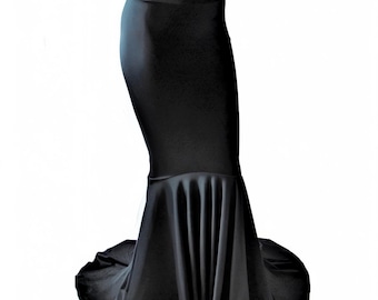 Acka mermaid skirt（black） Signature mermaid skirt (Black) - charmeeze | 60% - Asian