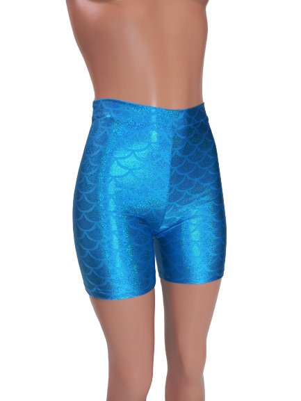 Holographic biker shorts deals