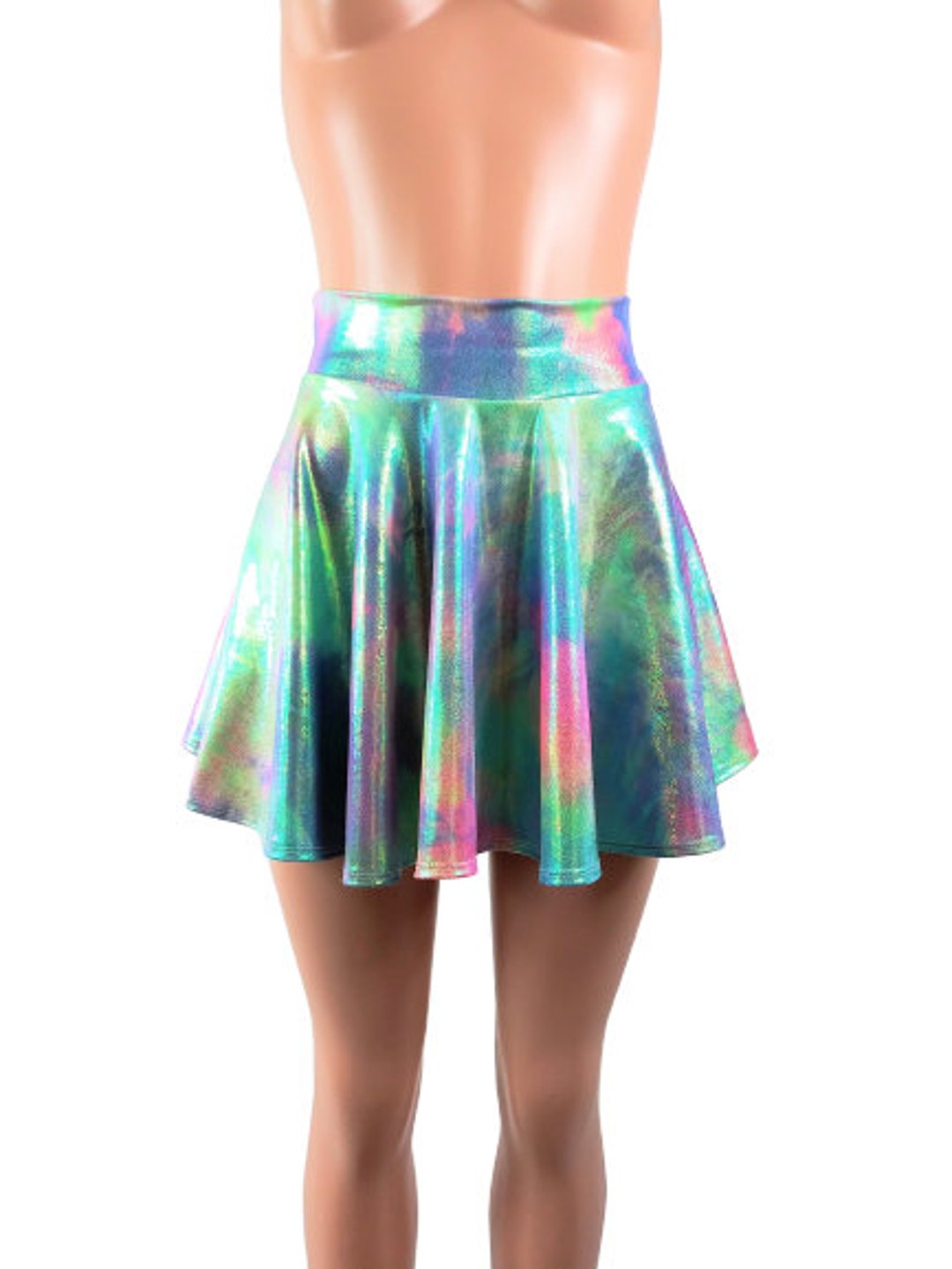 Tie Dye Sparkle Skater Skirt Circle Skirt Soft Flowing Fabric - Etsy
