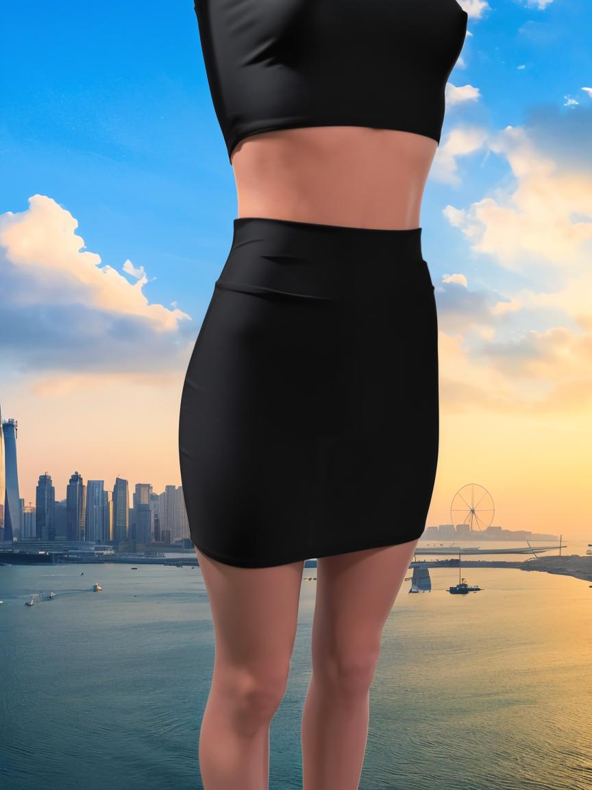 スカート BURBERRY Women Mini Skirts 3598514 8093010 C1213 Black Burberry - Black Denim Skirt For Girl - annameglio.com shop
