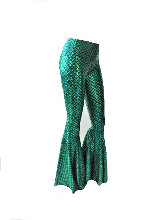 mermaid bell bottom pants
