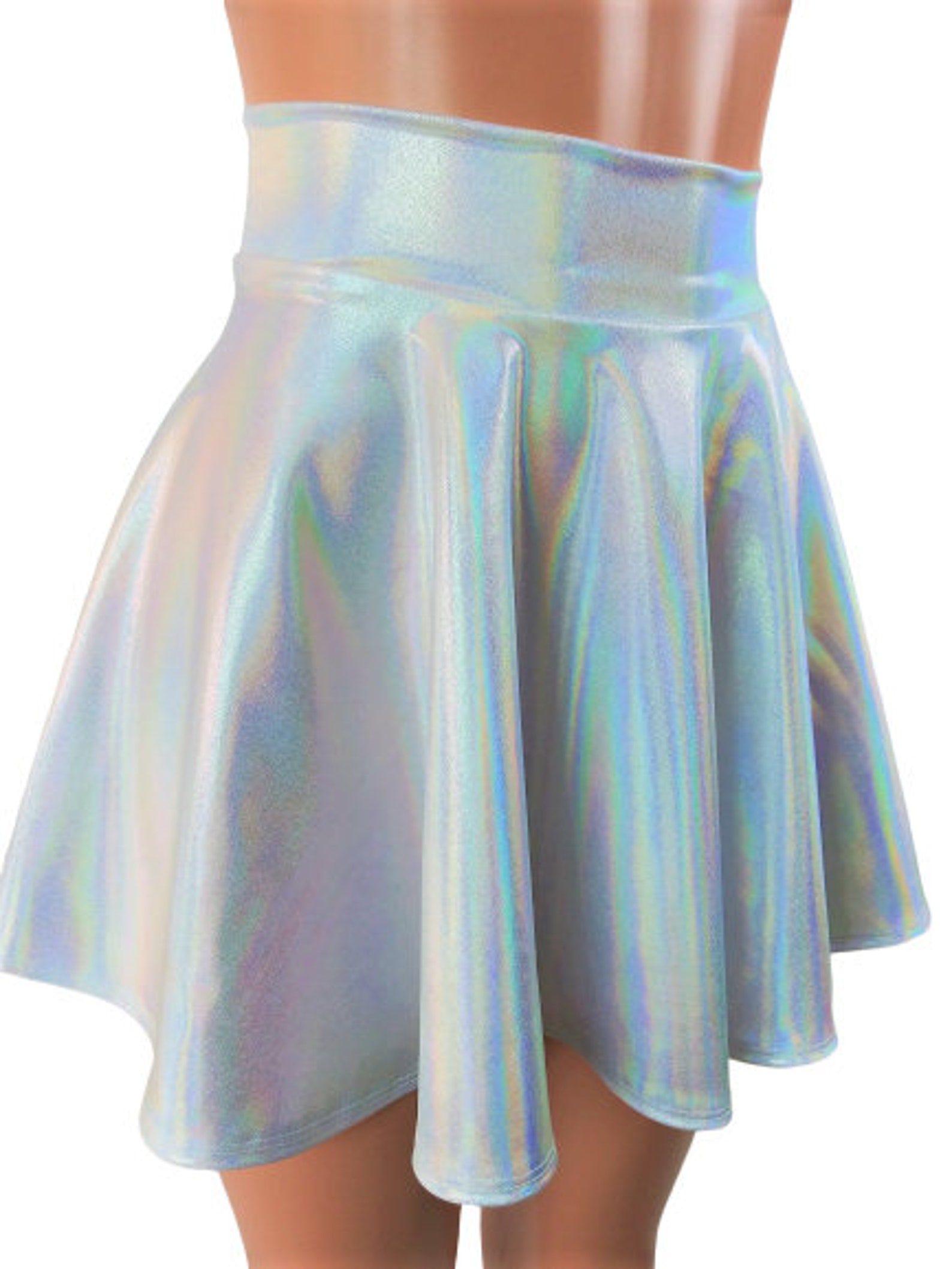Flash bulb Skater skirt Circle skirt Soft flowing fabric | Etsy
