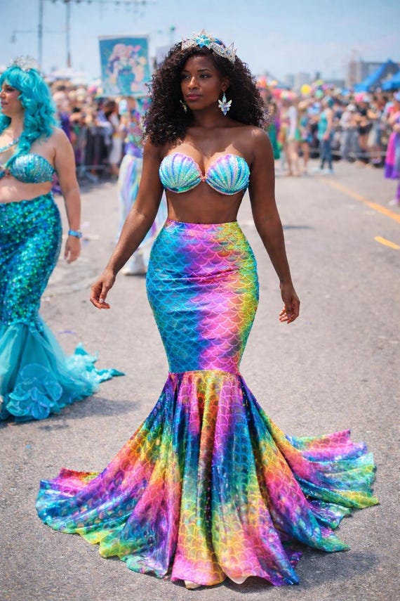 mermaid ariel dress Halloween Mermaid Princess Costume for Women